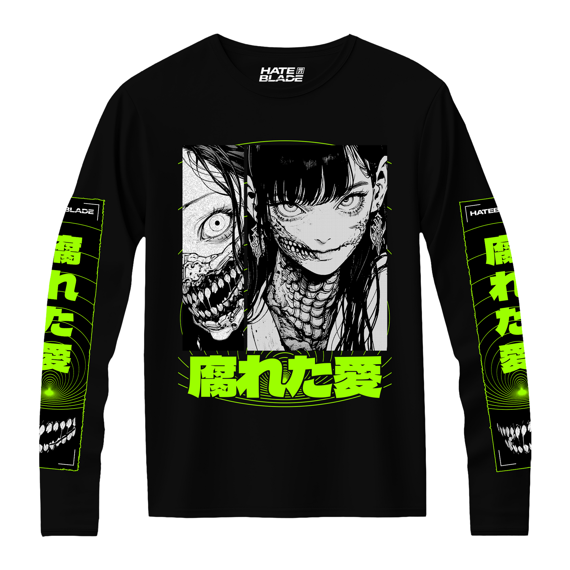 Rotten Heart Long Sleeve Tee – Hateblade Rotten Heart Long Sleeve Tee – Hateblade